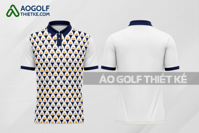 Mẫu áo giải golf CLB Đà Nẵng màu vàng thiết kế GF5