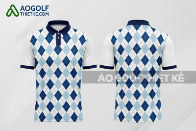 Mẫu áo golf CLB An Giang màu xanh thiết kế GF3
