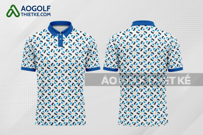 Mẫu trang phục thi đấu golf CLB Bắc Giang màu xanh dương thiết kế GF6