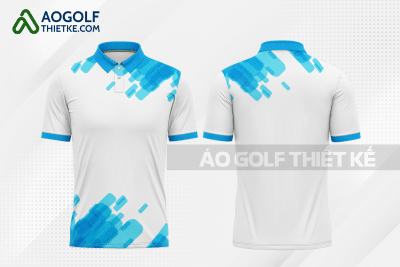 Mẫu áo đấu golf CLB Kiên Giang màu xanh da trời thiết kế GF34
