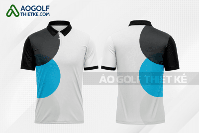 Mẫu áo đấu golf CLB Quảng Ngãi màu đen thiết kế GF49