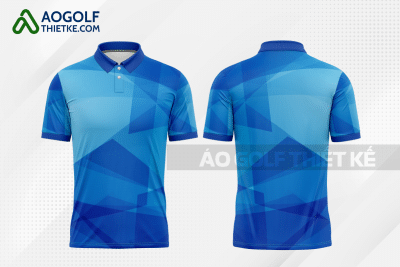 Mẫu áo giải golf CLB Phú Yên màu xanh biển thiết kế GF46