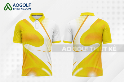 Mẫu áo giải golf CLB Thành phố Hồ Chí Minh màu vàng thiết kế GF31
