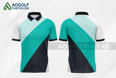 Mẫu áo golf CLB Quảng Bình màu xanh ngọc thiết kế GF47