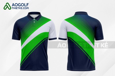 Mẫu áo golf CLB Vĩnh Long màu xanh lá thiết kế GF62