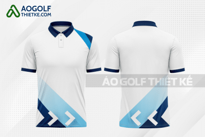 Mẫu áo polo golf CLB Lâm Đồng màu tím than thiết kế GF39