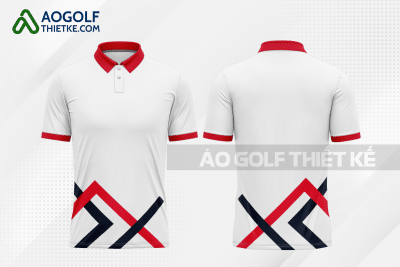 Mẫu áo polo golf CLB Tây Ninh màu đỏ thiết kế GF54
