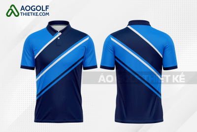 Mẫu áo thi đấu golf CLB kinh tế và quản lý đô thị màu tím than thiết kế GF74