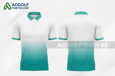 Mẫu áo thun golf CLB Đồng Tháp màu xanh ngọc thiết kế GF21