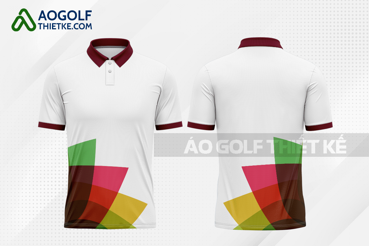 Mẫu đồng phục golf CLB Quảng Nam màu nâu thiết kế GF48