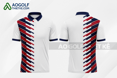 Mẫu đồng phục golf CLB quản lý xây dựng màu tím than thiết kế GF78