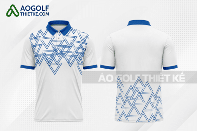 Mẫu quần áo đánh golf CLB Hải Dương màu xanh dương thiết kế GF27