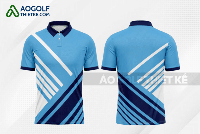 Mẫu quần áo đánh golf CLB Thanh Hóa màu xanh da trời thiết kế GF57