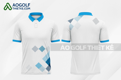 Mẫu trang phục thi đấu golf CLB Kon Tum màu xanh da trời thiết kế GF35