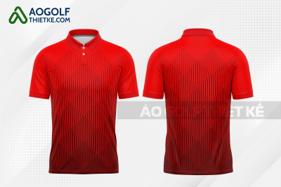 Mẫu trang phục thi đấu golf CLB kỹ thuật phần mềm màu đỏ thiết kế GF95