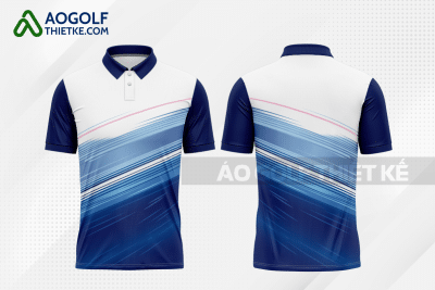 Mẫu áo thi đấu golf CLB ngôn ngữ Pháp – Tiếng Pháp màu tím than thiết kế GF104