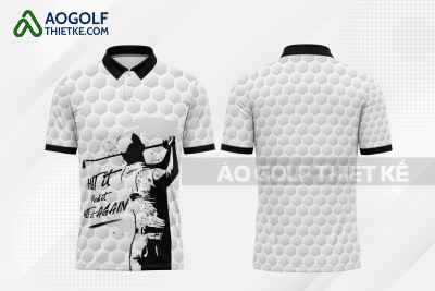 Mẫu quần áo đánh golf CLB ngôn ngữ Anh – Tiếng Anh màu xám thiết kế GF102