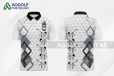 Mẫu quần áo golf CLB Trung Quốc học màu trắng thiết kế GF116