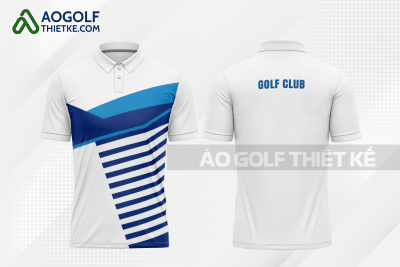 Mẫu áo đấu golf CLB Huyện Mê Linh màu trắng thiết kế GF229