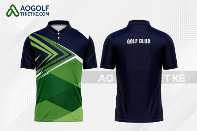 Mẫu áo đấu golf CLB Quận 5 màu xanh lá thiết kế GF244