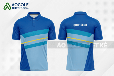 Mẫu áo golf có cổ CLB sư phạm vật lý màu xanh dương thiết kế GF187