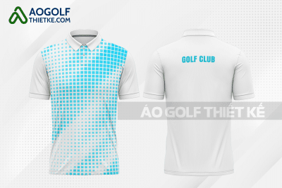 Mẫu áo polo golf CLB Quận 11 màu trắng thiết kế GF249