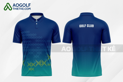Mẫu áo thi đấu golf CLB An Nhơn màu xanh tím than thiết kế GF269