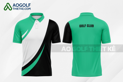 Mẫu áo thi đấu golf CLB Bảo Lạc màu xanh ngọc thiết kế GF299
