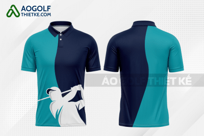 Mẫu áo thi đấu golf CLB quan hệ công chúng màu xanh tím than thiết kế GF149