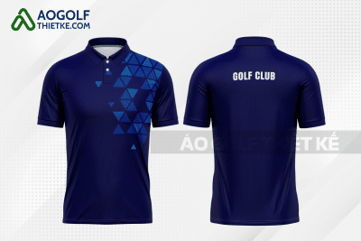 Mẫu áo thun golf CLB Ba Đình màu tím than thiết kế GF276