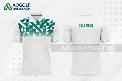Mẫu áo thun golf CLB Bắc Quang màu xanh ngọc thiết kế GF291