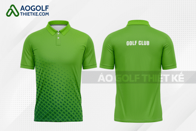Mẫu áo thun golf CLB khuyến nông màu xanh lá thiết kế GF201