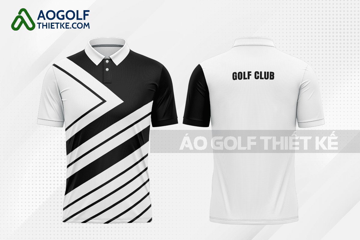 Mẫu đồng phục golf CLB Bạc Liêu màu đen thiết kế GF288