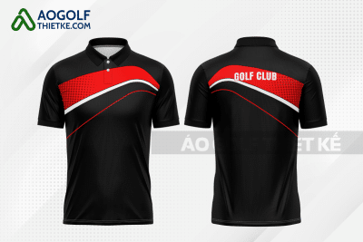 Mẫu đồng phục golf CLB Quận Long Biên màu đen thiết kế GF213