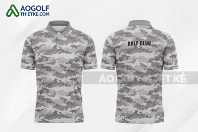 Mẫu đồng phục golf CLB huấn luyện thể thao màu xám thiết kế GF183