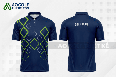 Mẫu quần áo đánh golf CLB Thị xã Sơn Tây màu xanh tím than thiết kế GF222