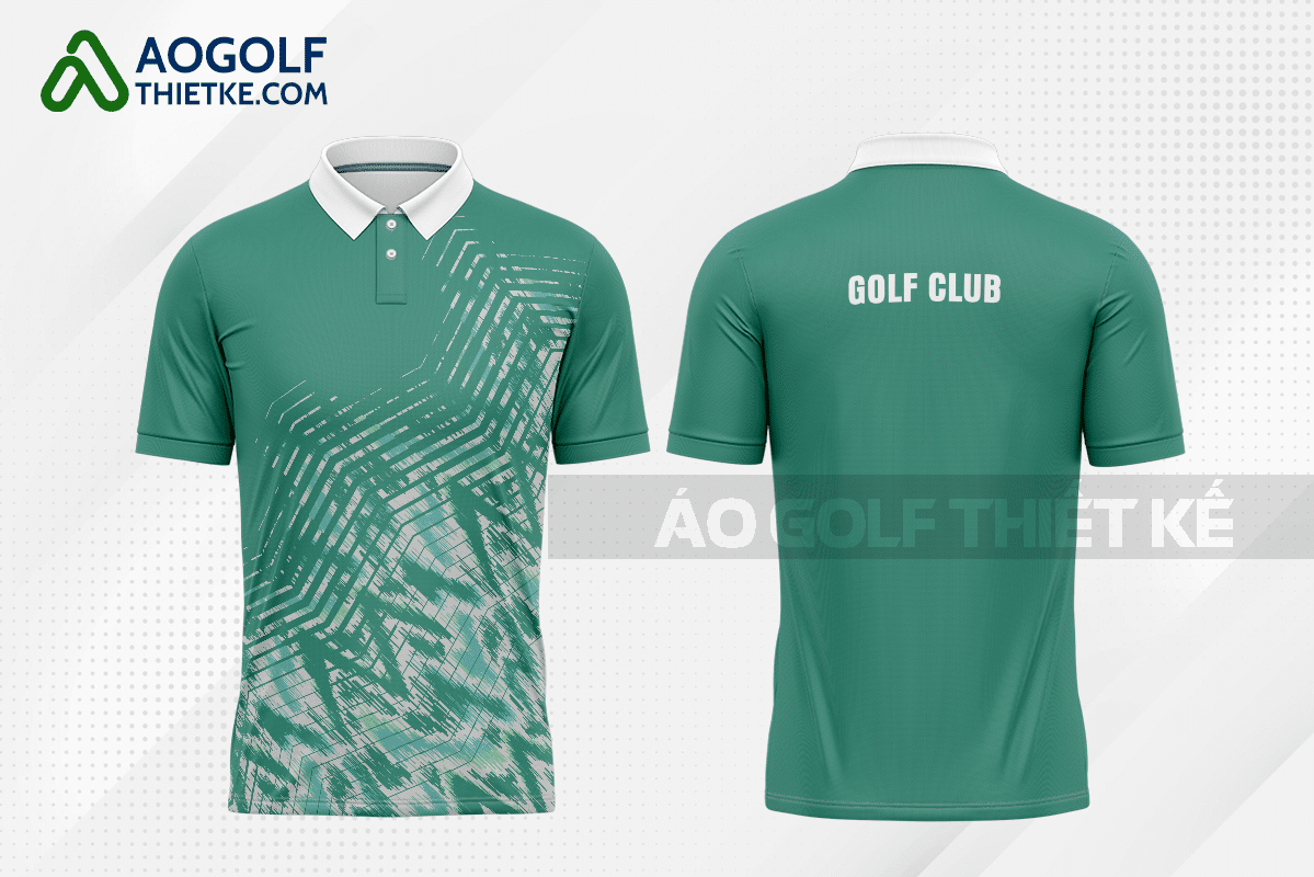 Mẫu quần áo đánh golf CLB kinh doanh nông nghiệp màu xanh ngọc thiết kế GF207