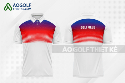 Mẫu quần áo đánh golf CLB sư phạm kinh tế gia đình màu đỏ thiết kế GF192