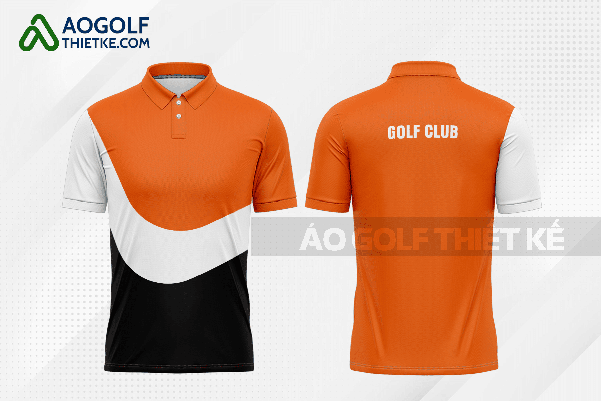Mẫu quần áo đánh golf CLB sư phạm mầm non màu cam thiết kế GF177