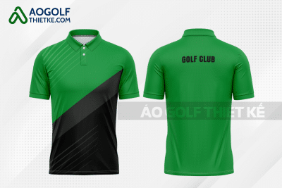 Mẫu quần áo golf CLB Ba Tri màu xanh lá thiết kế GF281