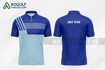 Mẫu quần áo golf CLB Quận Nam Từ Liêm màu xanh dương thiết kế GF221