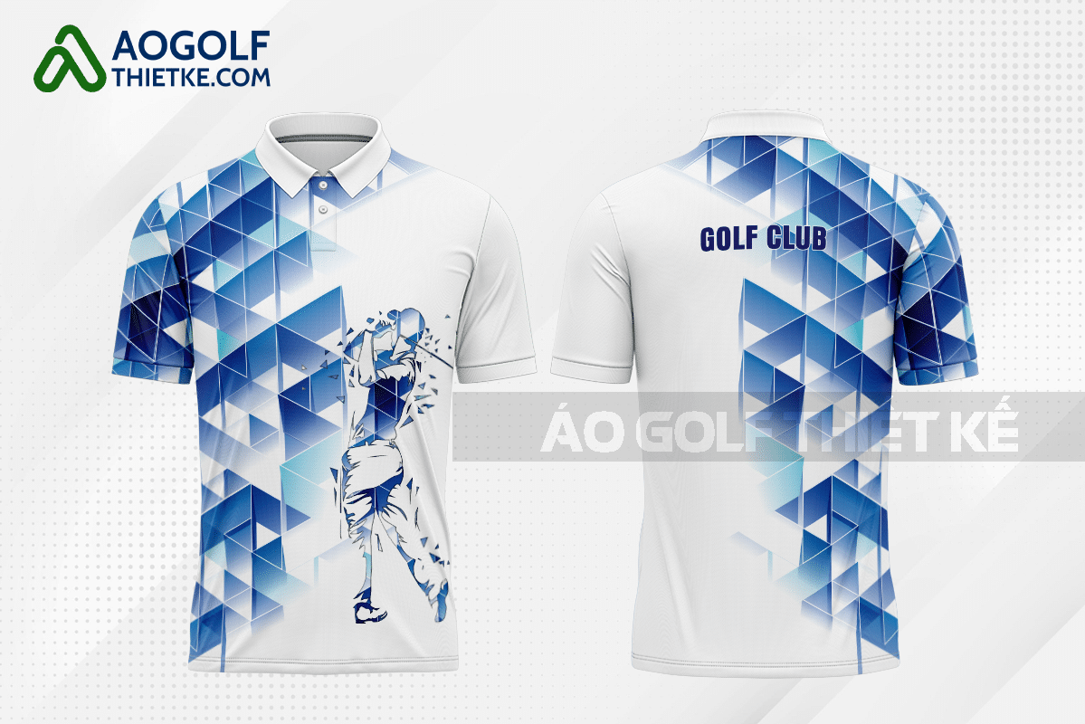 Mẫu quần áo golf CLB vật lý học màu xanh dương thiết kế GF161