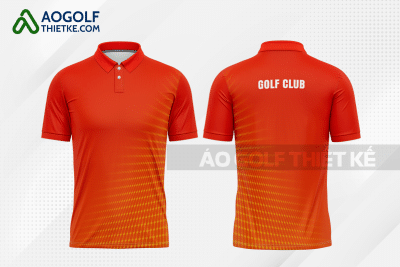 Mẫu trang phục thi đấu golf CLB Huyện Hóc Môn màu đỏ thiết kế GF260