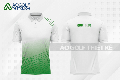 Mẫu trang phục thi đấu golf CLB Quận 6 màu xanh lá thiết kế GF245