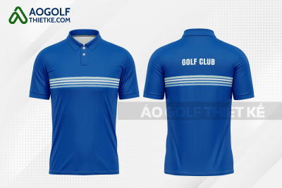 Mẫu trang phục thi đấu golf CLB kinh doanh xuất bản phẩm màu xanh dương thiết kế GF155
