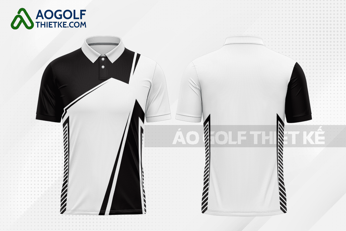 Mẫu trang phục thi đấu golf CLB xây dựng đô thị màu đen thiết kế GF140
