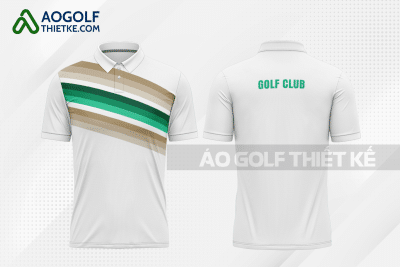 Mẫu áo golf CLB Bảo Lâm màu trắng thiết kế GF301