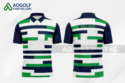 Mẫu áo chơi golf CLB Củ Chi màu xanh lá thiết kế lạ GF398