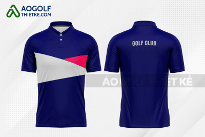Mẫu áo đấu golf CLB Bảo Yên màu tím than thiết kế GF304