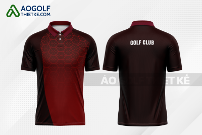 Mẫu áo giải golf CLB Bình Giang màu nâu thiết kế GF316